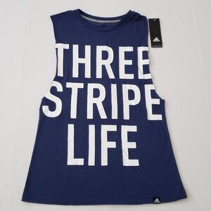 NWT Adidas Women's Three Stripe Life Muscle Tan